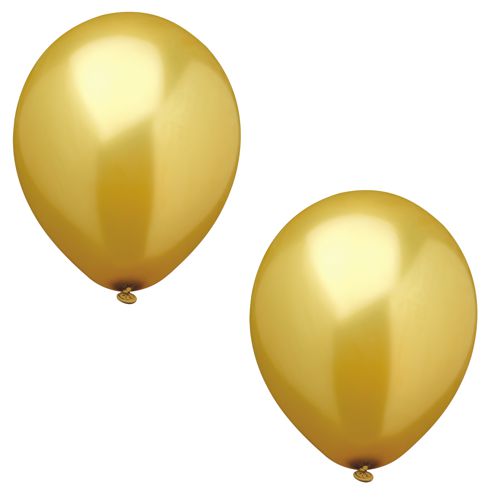 Ballonger - Guldfärgade 10 pack