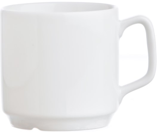 Kaffemugg neutral, med öra 25 cl