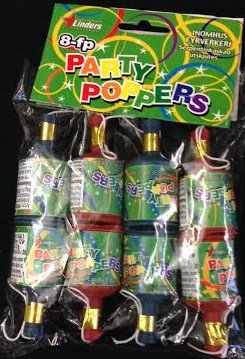 Partypoppers, 8 pack